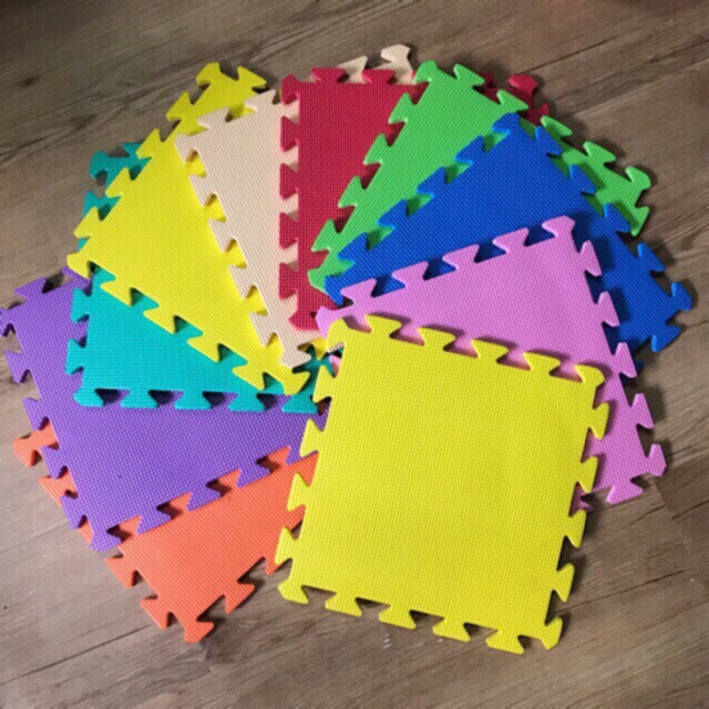 Combo 20 tấm THẢM XỐP LUCKY Không ghép hình 30CM