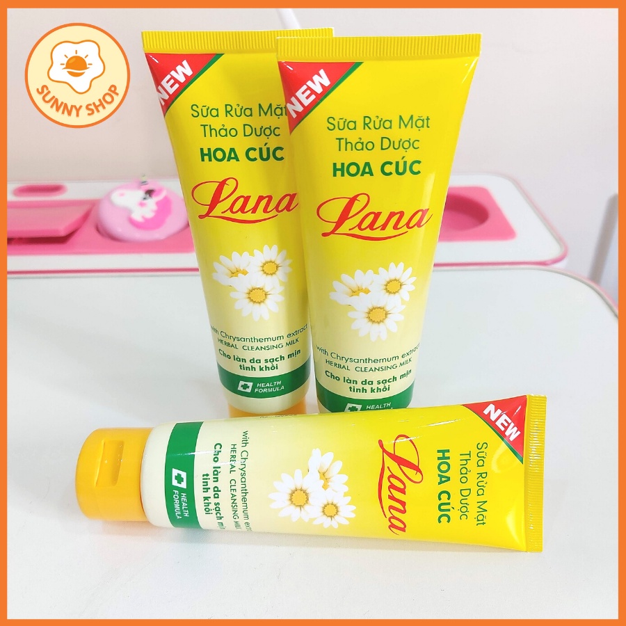 Sữa Rửa Mặt Thảo Dược Hoa Cúc Lana - 80g
