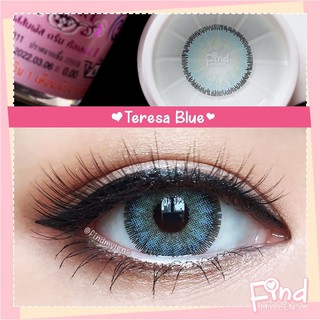 Lens 0 độ Cosplay Tông Xanh Blue Giãn To Màu Sáng - HSD 1 Năm