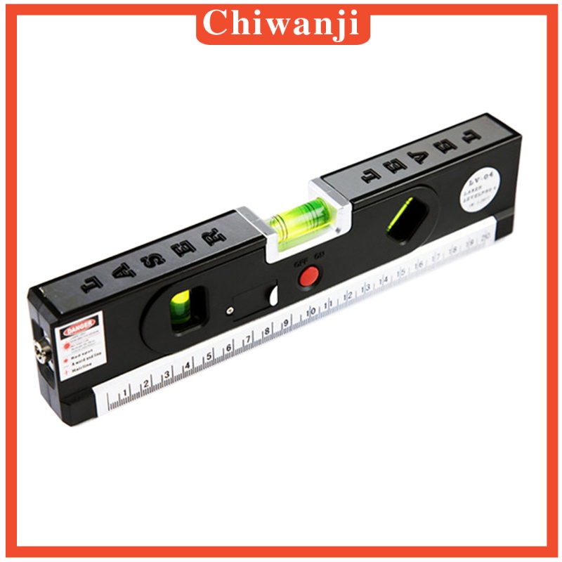 Laser Level Aligner Vertical Accurate with Locking Measuring Tape Ruler