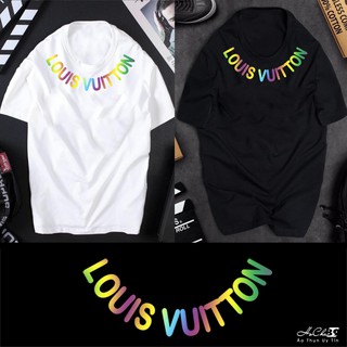 Áo Thun LOUIS VUITTON Phản Quang 7 Màu Cao Cấp - Vải Cotton 4c Siêu Mềm Mịn (Không đúng Cotton đền tiền tặng áo)