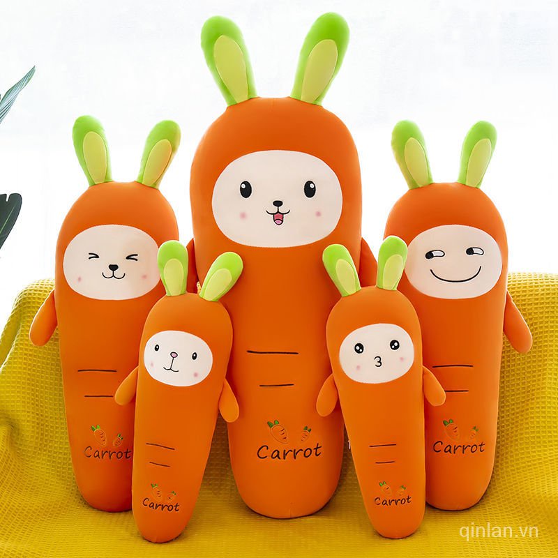 Búp Bê Cà Rốt Đồ Chơi Sang Trọng Dễ Thương Gối Ôm Giường Búp Bê Vải Vụn Quà Sinh Nhật Trẻ Em Đồ Chơi Cho Bé Gái ur2s