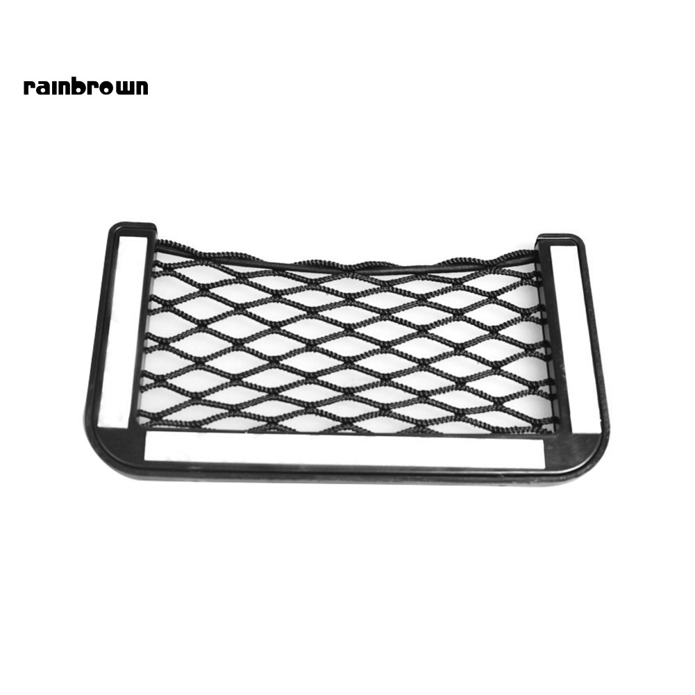 Túi lưới đựng điện thoại gắn xe hơi tiện lợi tùy chọn kích thước