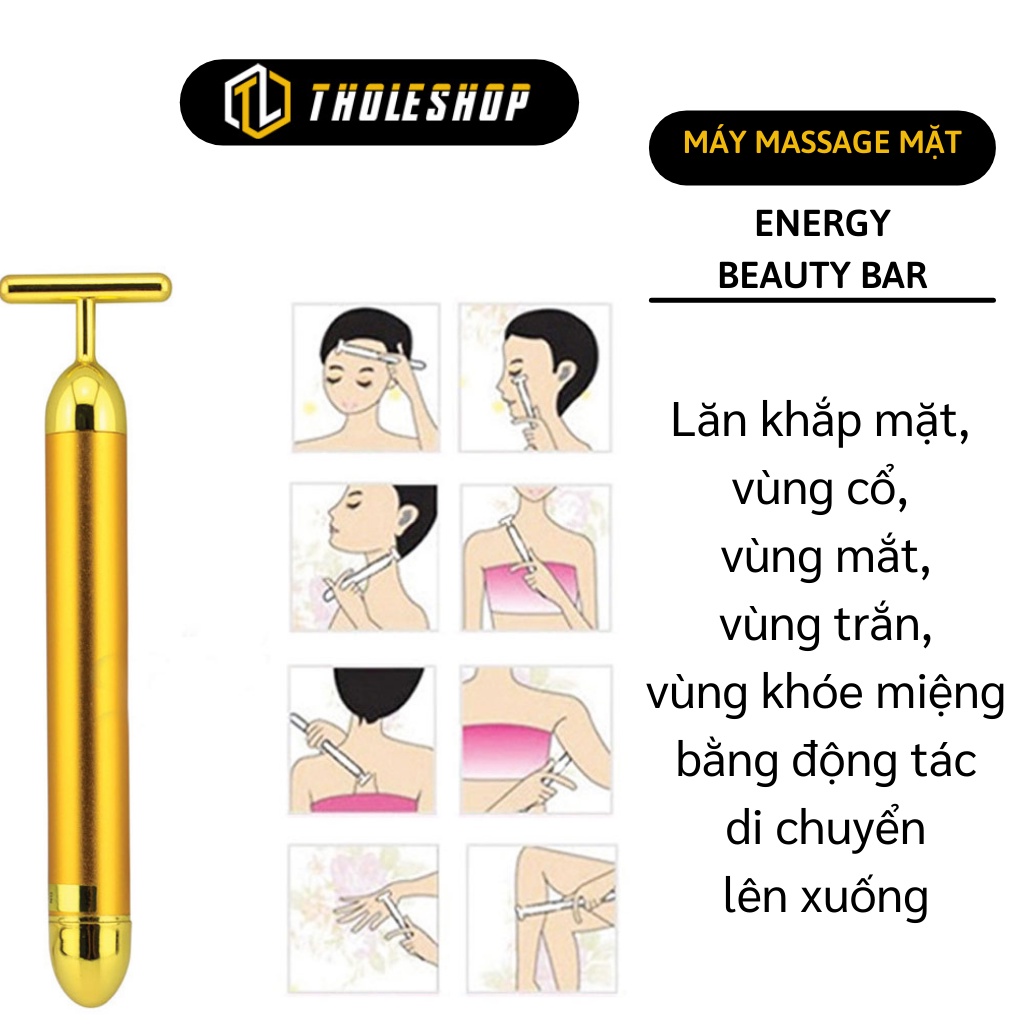 Máy massage mặt Energy Beauty Bar cải thiện da nhão, nếp nhăn cho da  - Máy làm đẹp da 2205