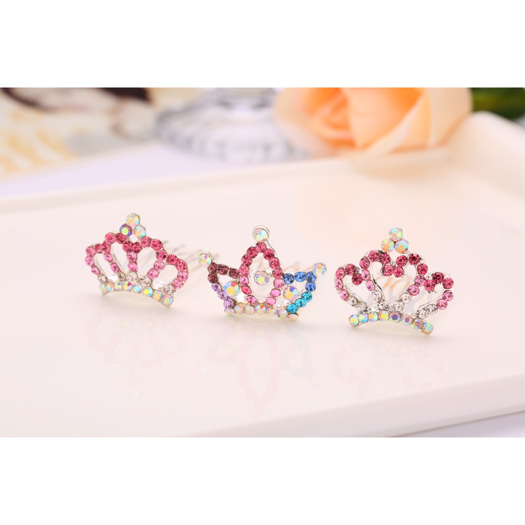 (Mới về) Cài/lược vương miệng bé gái xinh xắn dễ thương Tatitava