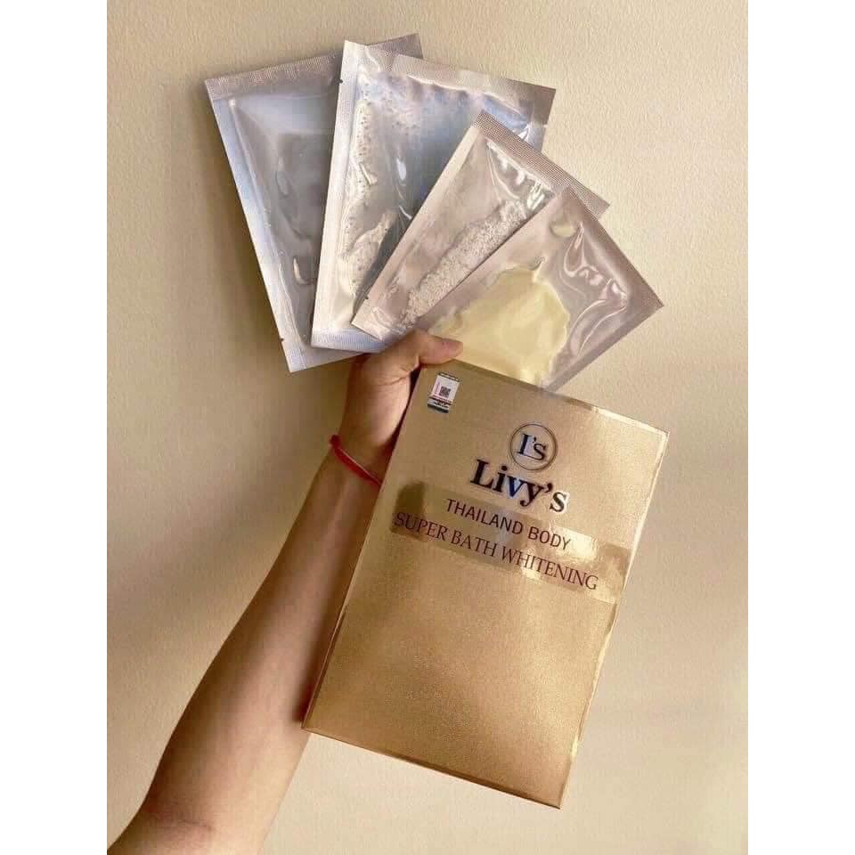 Combo Tắm Ủ Trắng Body LiVy's