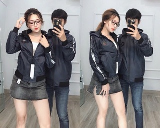 Áo khoác dù nón tháo rời