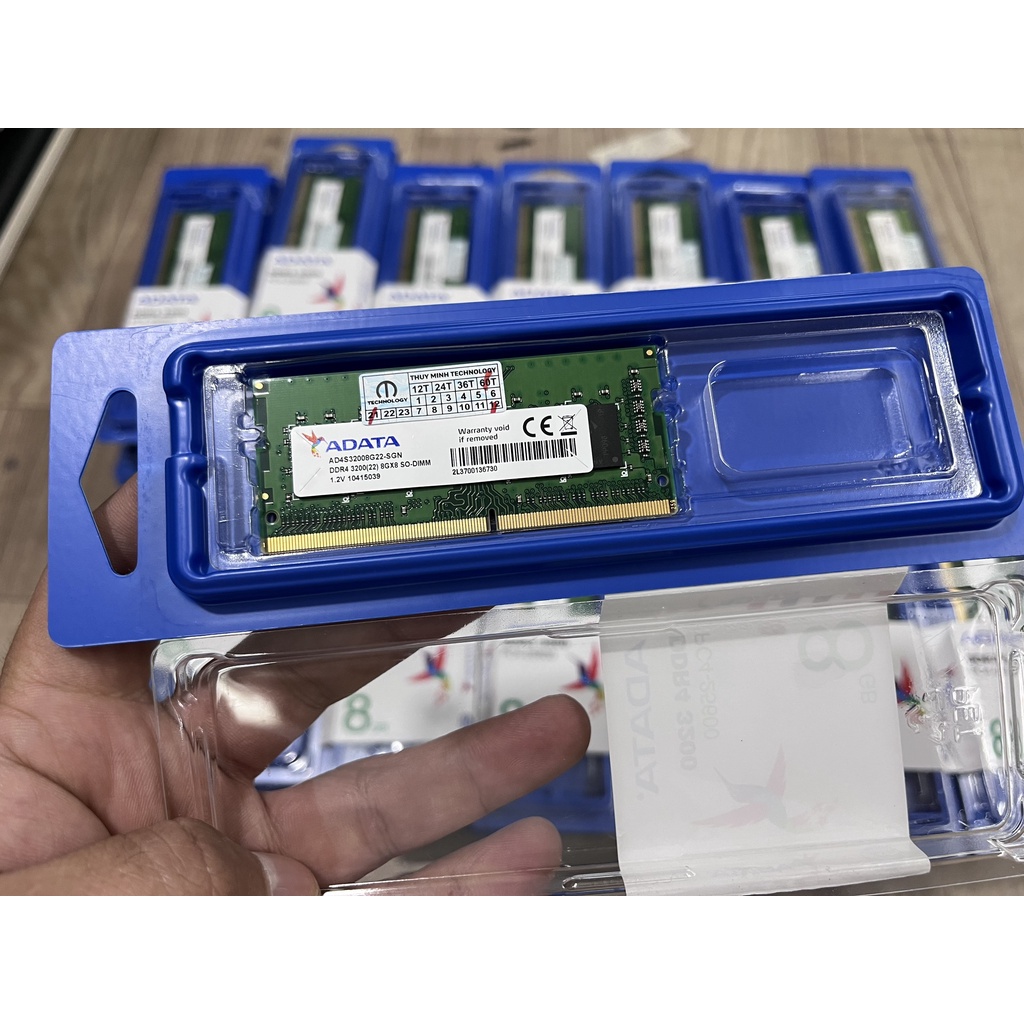 ram Laptop ADATA ddr4 8G bus 3200 new BH 60 Tháng