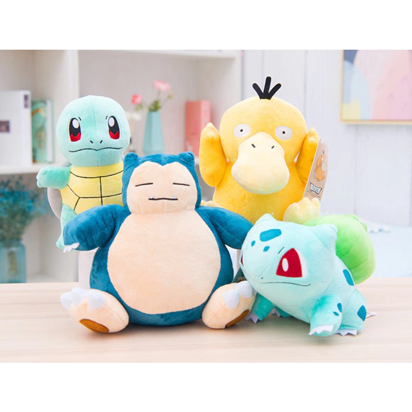 Gấu bông Pokêmon tuyển tập các Pokémon Gen I+ tặng 1 hình xăm dễ thương bất bỳ