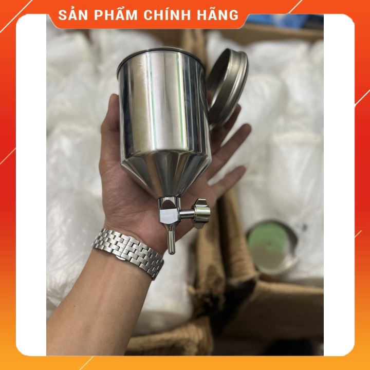 Cốc Đựng Sơn ♥️  ♥️ Dung Tích 400ml Dùng Cho Các Loại Súng Bình Bên, Loại Dày