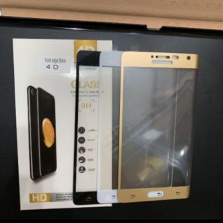 Kính cường lực 4D Galaxy Note Edge full màn siêu cứng - Nhiều màu