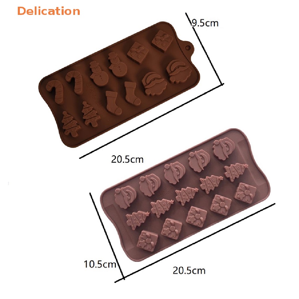 Khuôn Silicone Làm Đá / Bánh Kẹo / Sô Cô La Chủ Đề Giáng Sinh