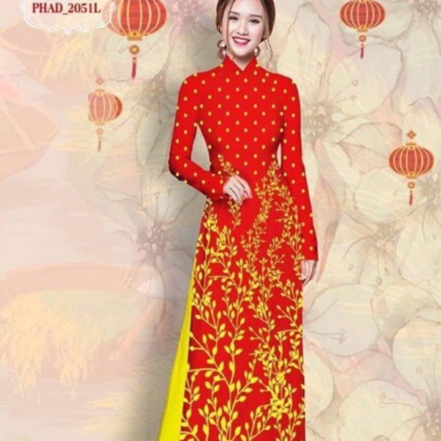 Áo dài truyền thống lụa Thái ( hình và video thật)