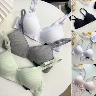 [Mẫu Mới] Áo Lót Nữ 🎀FREESHIP🎀 Áo Ngực Nữ Mút Mỏng Chất Len Tăm Tạo Khe Ngực Dây Tùy Chỉnh Thoải Mái Quyến Rũ Cho Nữ 554