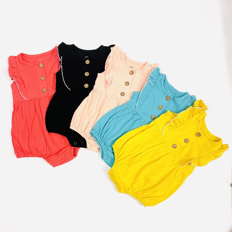 Body chip cánh tiên dễ thương mặc mùa thu cho bé gái chất vải Cotton co giãn thấm hút mồ hôi, size