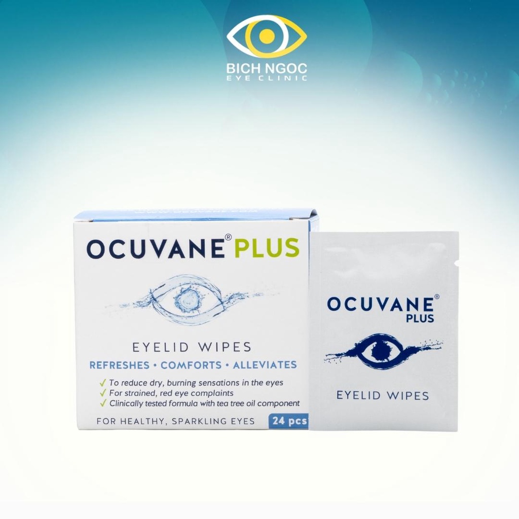 Hết Viêm Bờ Mi Không Cần Phải Nghĩ đã có Gạc lau mi  OCUVANE® PLUS