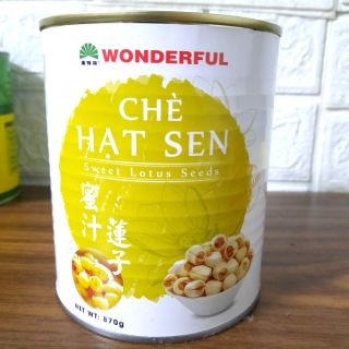 [FREESHIP 50K] Chè hạt sen Wonderful 870g