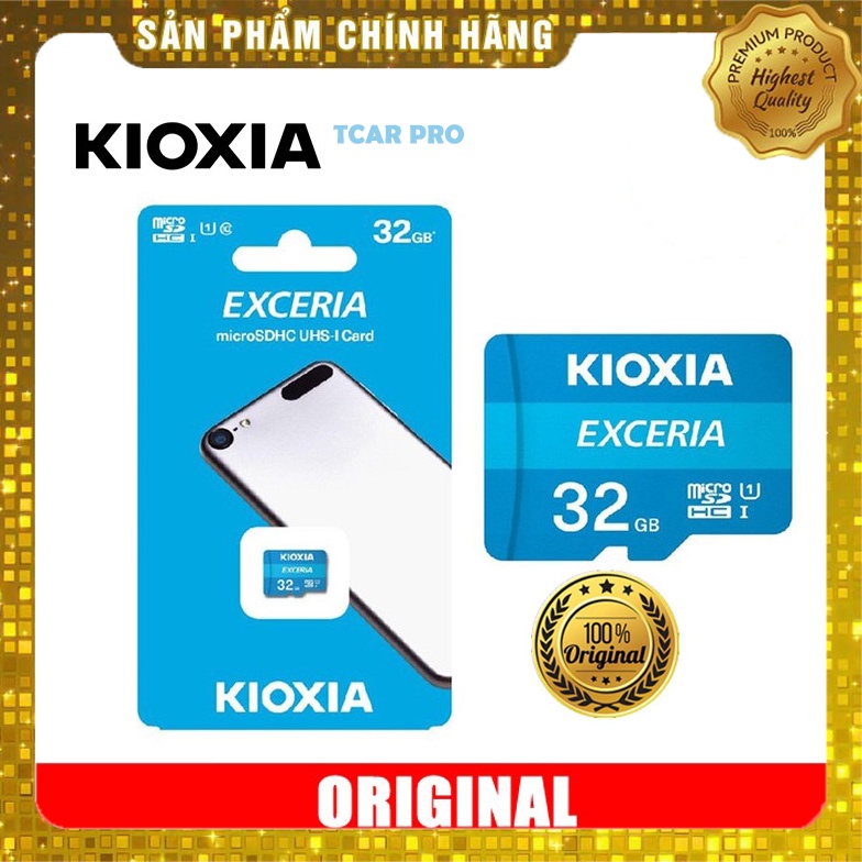 Thẻ Nhớ MicroSDHC KIOXIA (TOSHIBA) 32GB 64GB Chính Hãng Class10 100 Mb/s Điện Thoại Giá Tốt