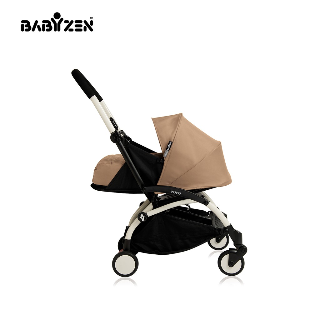 Bộ màn chụp và đệm xe đẩy BABYZEN YOYO 0+ Nâu Kaki