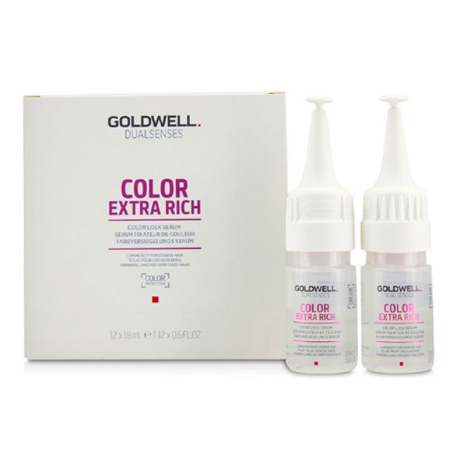 HUYẾT THANH KHÓA MÀU DƯỠNG TÓC CHỐNG VÀ BẢO VỆ NHIỆT CHO TÓC GOLDWELL COLOR EXTRA 18ML X 12