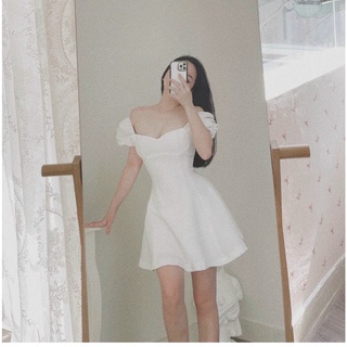 Đầm babydoll cúp ngực.