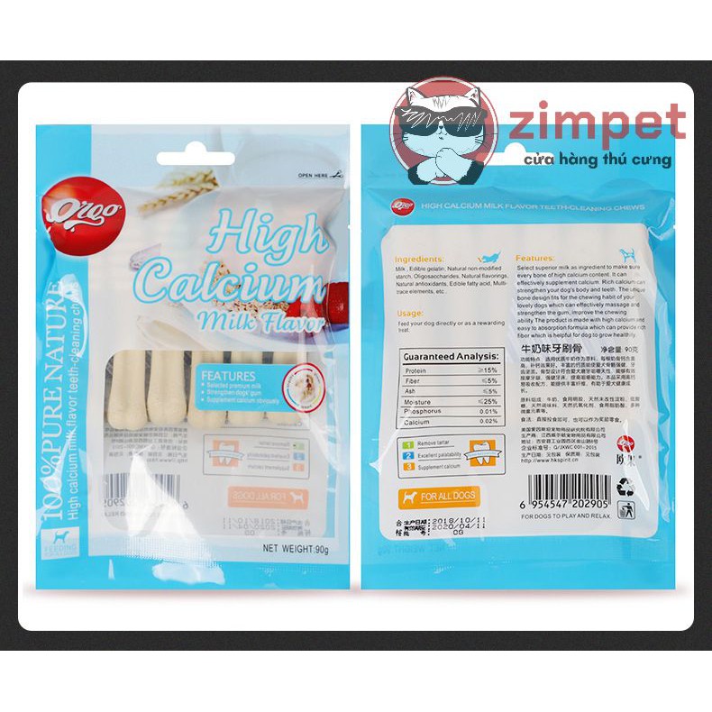 Túi 6 Xương Gặm Sạch Răng Chó Orgo