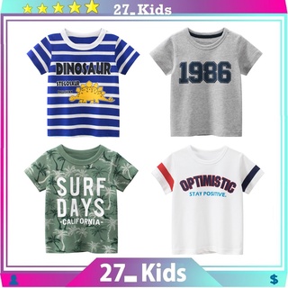 Áo bé trai 27kids size đại xuất dư hàn quốc cho bé từ 1 đến 8 tuổi