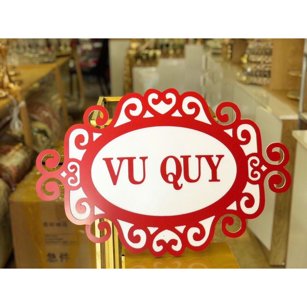 Bảng ĐÍNH HÔN, VU QUY, TÂN HÔN, THÀNH HÔN treo cổng đám cưới - TONY HOUSE