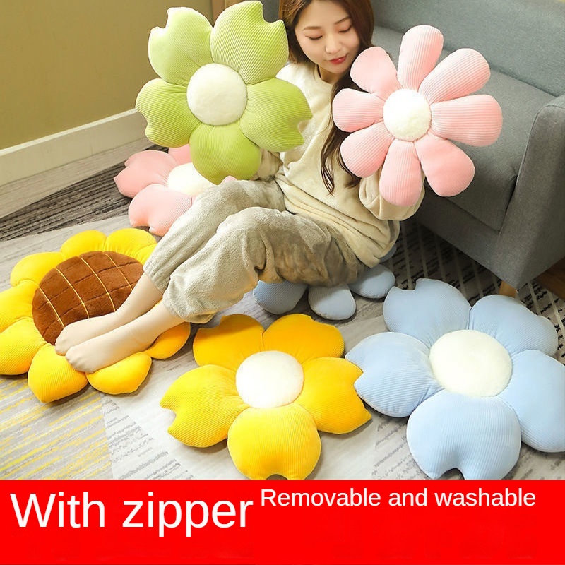 Hot sale Daisy pillow cushion sofa cushion flower cushion cute sofa pillow bedroom futon maiden heart Office ]