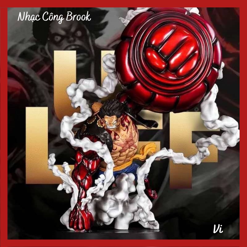 Mô Hình Luffy Nấm Đấm Siêu To  Luffy Gear 4 Snake Man Full Box Trạng Thái Chiến Đấu