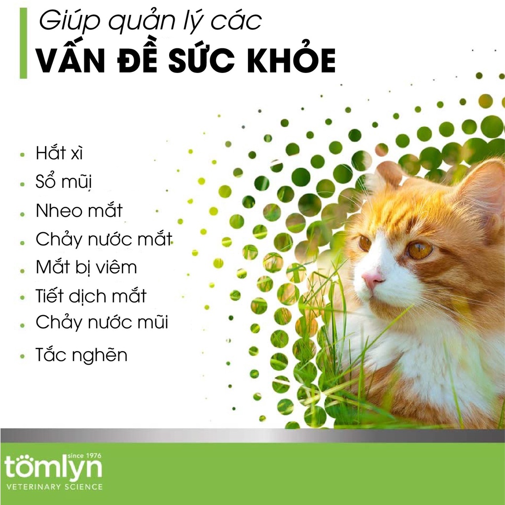 Bột hỗ trợ hệ hô hấp và mắt cho mèo Immune Support Tomlyn - 100g - Dog Paradise