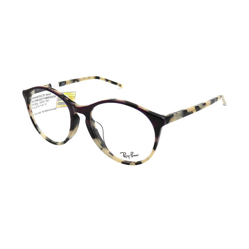 RB5371F-Gọng kính thời trang Rayban chính hãng (53-18-140), thiết kế dễ đeo bảo vệ mắt