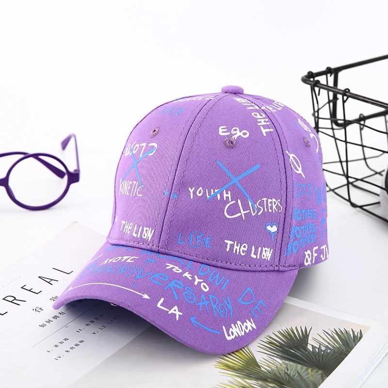 Mũ Lưỡi Trai Chống Nắng In Chữ Tiếng Anh Phong Cách Hip Hop Thời Trang Đi Biển Cho Bé