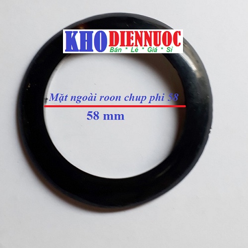 1 cặp ron ống thủy tinh phi 58 máy nước nóng năng lượng mặt trời