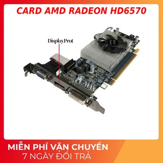 Card Màn Hình Máy Tính AMD Radeon HD 6570 GDDR3 1GB