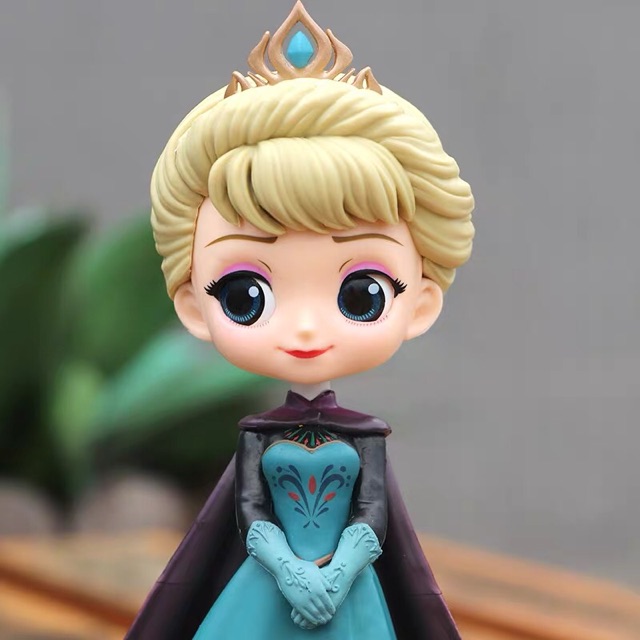 Mô Hình Q Posket Nữ hoàng Elsa - Công chúa Anna 15cm