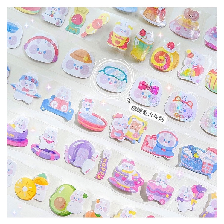 Sticker cuộn 3m dễ thương dùng trang trí toploader, sổ, bullet journal