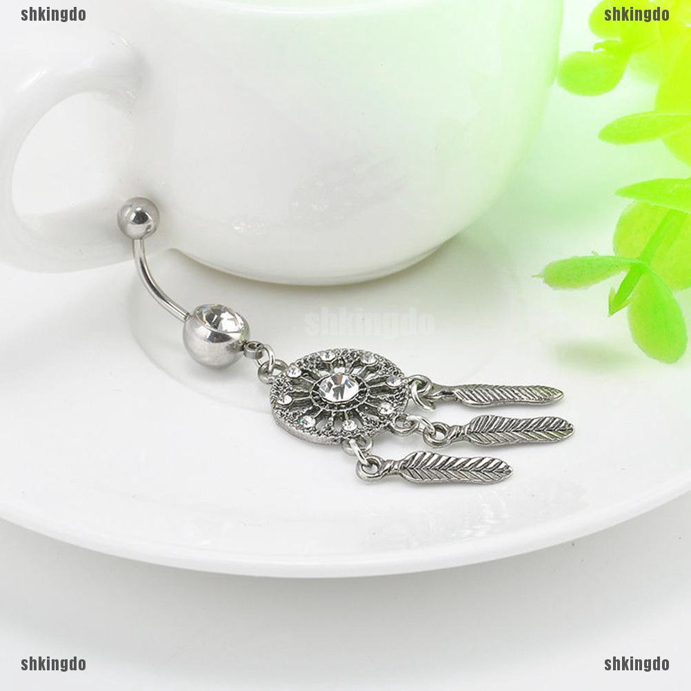 Khuyên rốn mặt hình Dream Catcher