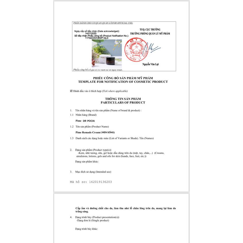 Mầm Tái Sinh Phôi Thai Gold 2021 - Mầm phôi thai xanh