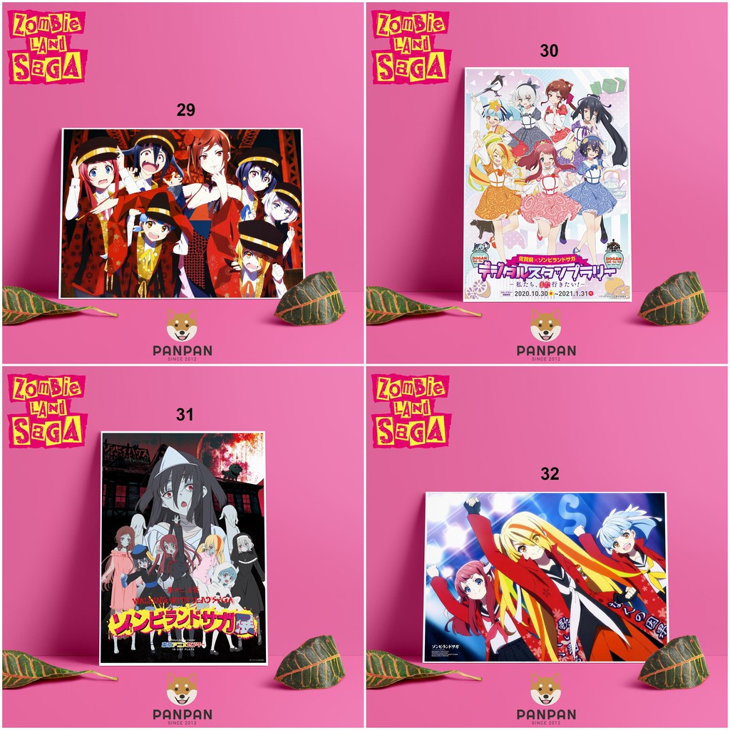 Postcard Cao Cấp - Poster Zombieland Saga (2)