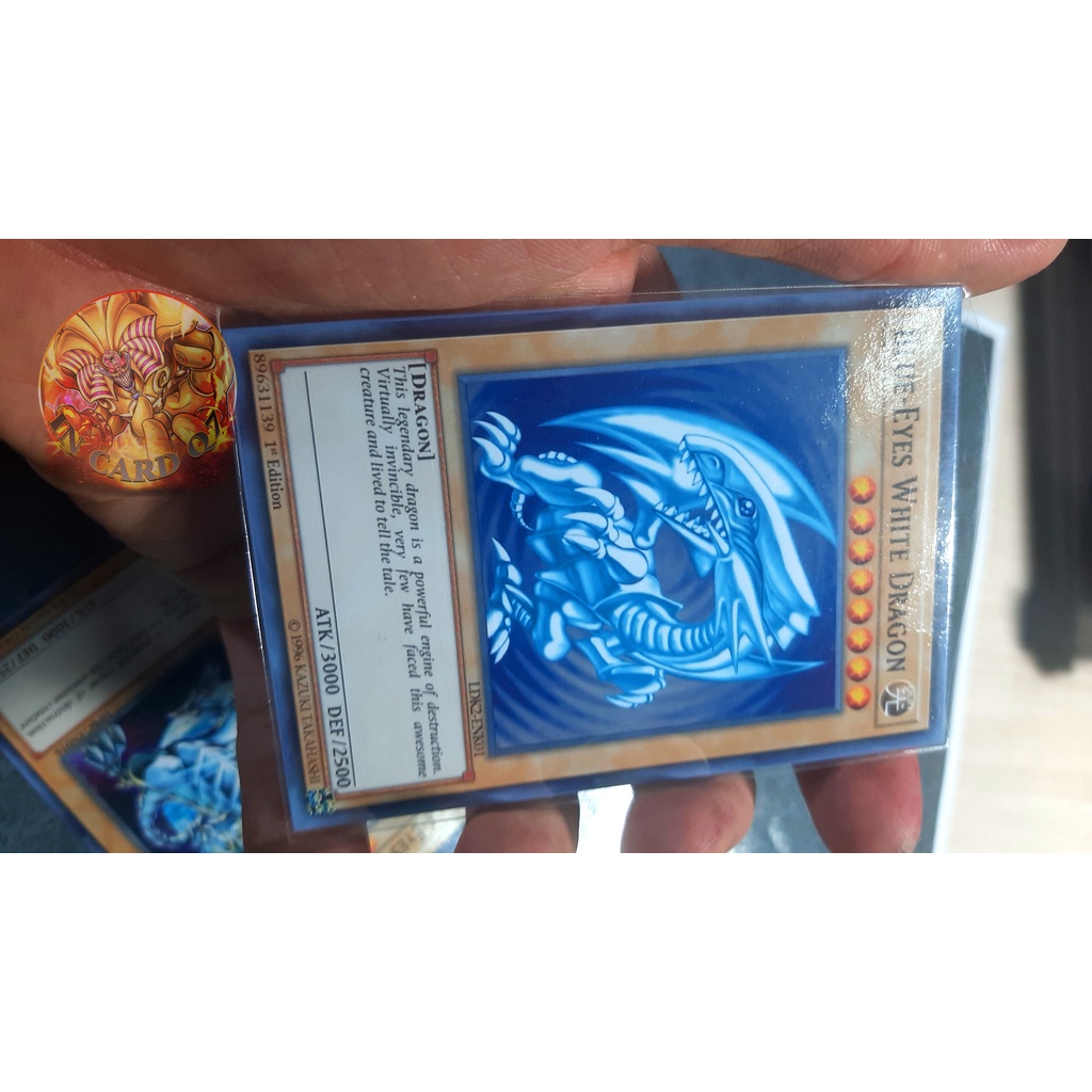 Pack 27 Lá Bài Yugioh Blue-eyes (Bài in Giấy Bóng Chất Lượng Cao)