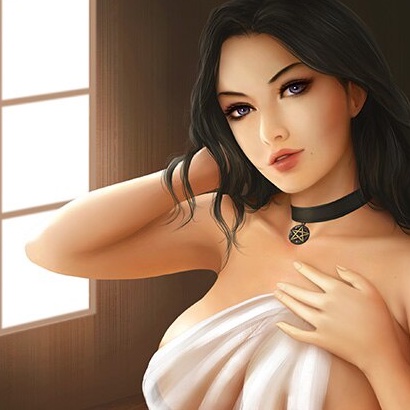 Tranh Sơn Dầu Hình Cô Gái Quyến Rũ 16x24 24x 36 Inch