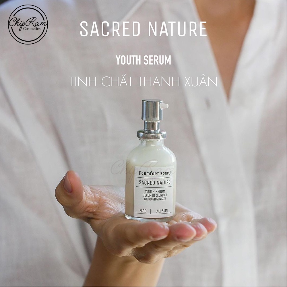 Tinh chất trẻ hóa da Comfort Zone Sacred Youth Serum chống lão hóa 30ml