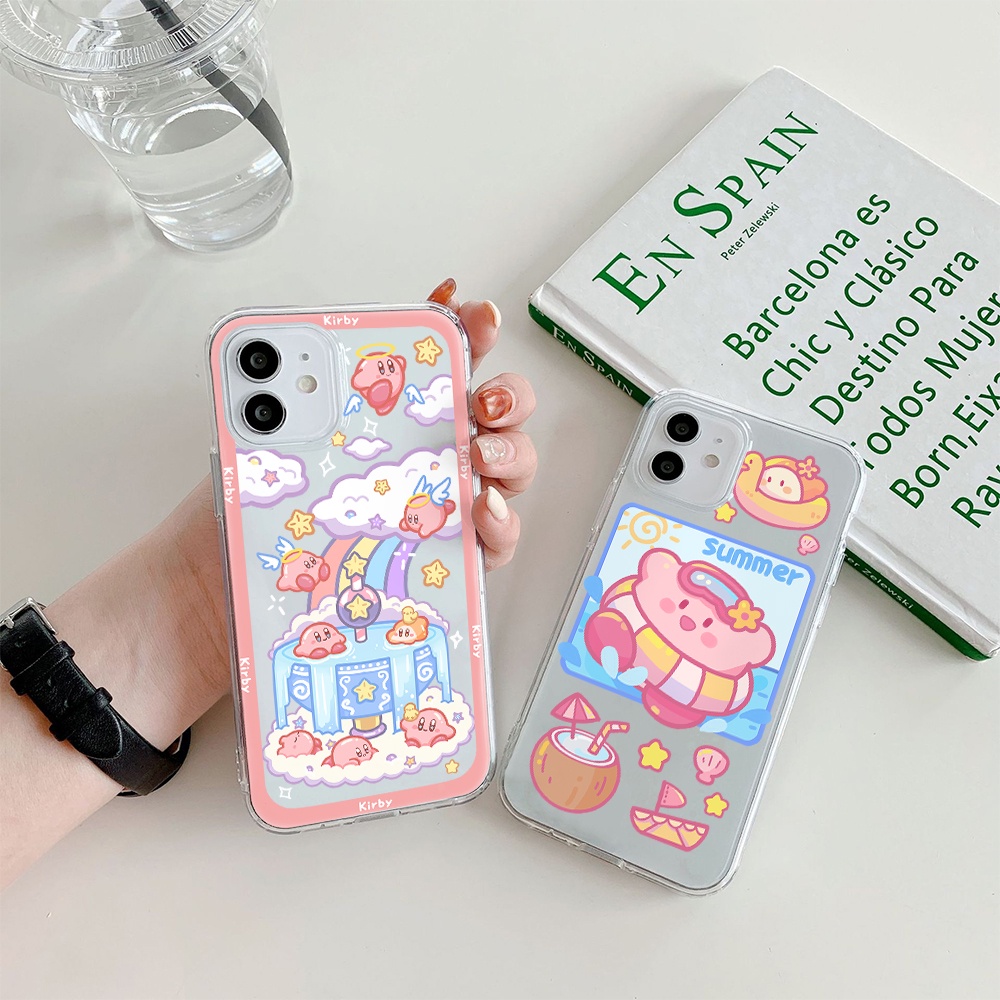 Ốp Điện Thoại Tpu Mềm Chống Sốc In Hình Kirby Cho iPhone 11 12 13 pro max XS X XR XSMax 7 8 6 6s plus 5 4 SE 2020