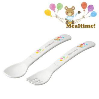 Set 2 thìa dĩa nhựa cho bé OSK