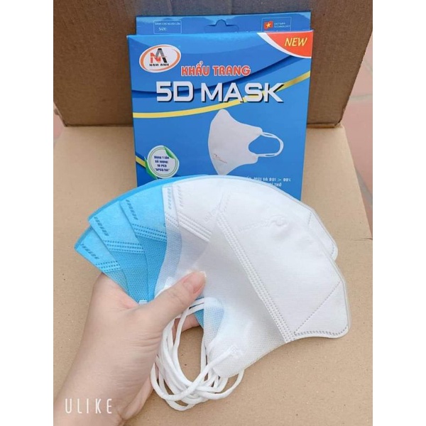 sỉ nửa thùng 50 hộp 5d Khẩu trang 5D Mask FAMAPRO quai thun