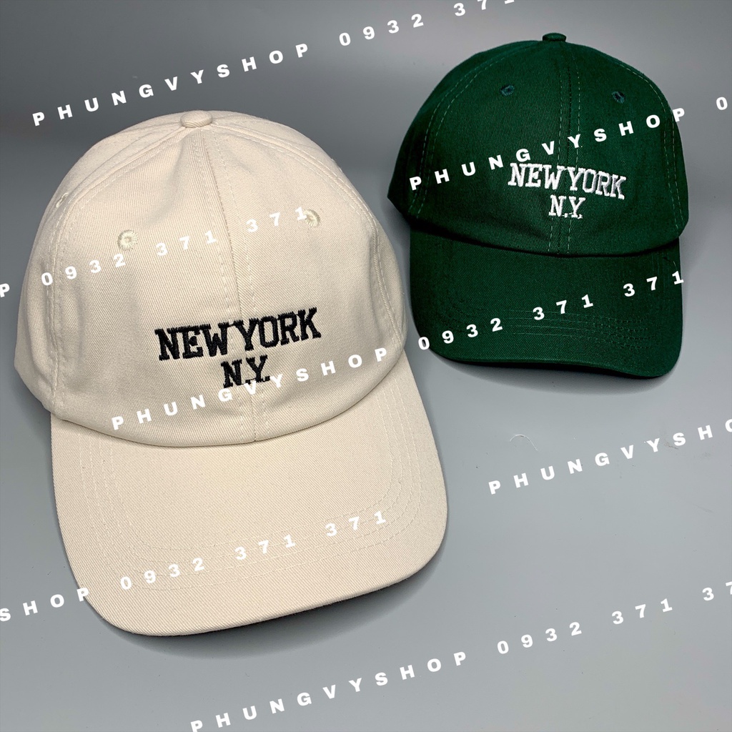 I FORM MỀM I Mũ LƯỠI TRAI unisex cực hot 2022 nam nữ - NEW N YOK Y - nón kết basic
