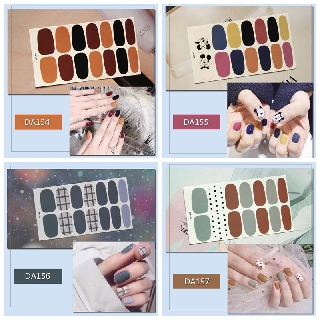 ❀Nail dán❀Làm móng không thấm nước 14 miếng dán DA61-DA80