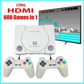 Máy Chơi Game 4 Nút 600 Trò cổ Điển HDMI - Chơi Trên Mọi Thiết Bị Chơi Cực Đã