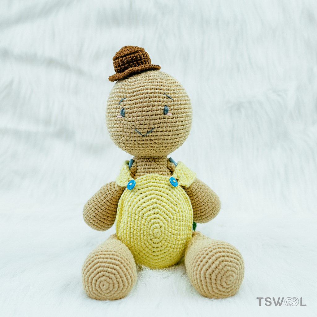 Mr Rùa thú bông len Handmade